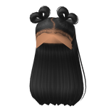 Half Down with Heart Buns