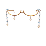 Half Rim Glasses-Rose Gold