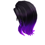 Half Shaved in Purple Glow