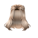 Half Up Braids in Blonde