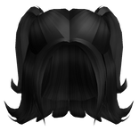 Half-up Spiked Y2k Pigtails in Black