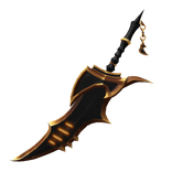 Halloween Gold & Black Greatsword