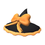 Halloween Kawaii Witch Hat (Orange)