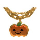Halloween Pumpkin Gold Chain