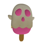 Halloween White Choclate  Icepop Ghost Backpack