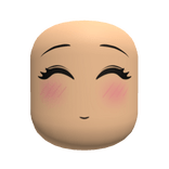 Happy Anime Blush Head