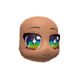 Happy Anime Head (Rainbow Eyes) 