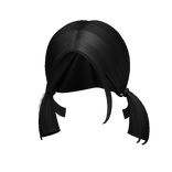 Harajuku Chopped Mini Pigtails in Black