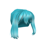 Hatsu Straight Blue Hair  