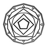 Haunted Summoning Circle in Black