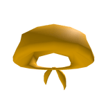 Head bandana (Plain Yellow)