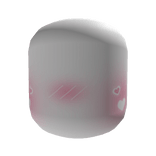 Head Blush Heart ♥ V2 (White) 💗
