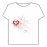 heart blood stain