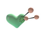 Heart Pin Cushion (Pastel Green)