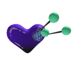 Heart Pin Cushion (Purple)
