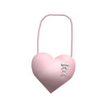 Heart Purse White/Pink
