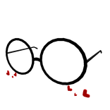 Heart Stickers Glasses