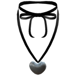 Heart's Desire Ribbon in Black