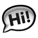 💬 Hi! Speech Bubble