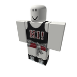 HI! Top with Tied Flanel & Converse