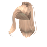 High Blonde Retro Ponytail