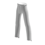 ✅ High waist flowy plain White baggy pants