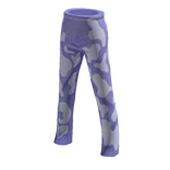 High Waist Purple Cow Print Jeans