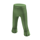 Highwaist Flare Capris - Light Green