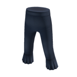 Highwaist Flare Capris - Navy