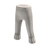 Highwaist Flare Capris - White