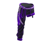 Hip-hop Punk Half Pants-Half Shorts Dark Vioet