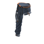Hip-hop Punk Half Pants-Half Shorts Gray