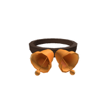 Holiday Bell Necklace Brown