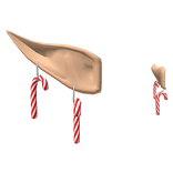 Holiday Candycane Elf Ears