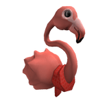 Holiday Flamingo with Scarf (Hat)