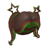 Holiday Star Pigtails (brown)