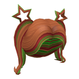 Holiday Star Pigtails (ginger)