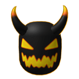 Hollow Pumpkin Demon Mask