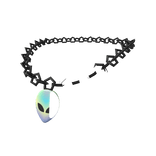 Holographic Alien Necklace 3.0 Black