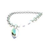 Holographic Alien Necklace 3.0 Rainbow