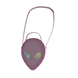 Holographic Alien Purse Pink