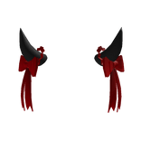 Horn & Bow Cute 🎀 (Red)