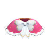 Hot Pink Holiday Coat with White and Gold Trim