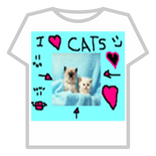 Denisdaily i love on sale cats t shirt