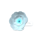 Ice Rose Flower Hair Clip