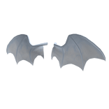Icey White Bat Wings