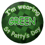 I'm Wearing Green Pin