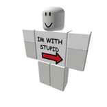 I'm With Stupid (Novelty T-Shirt)