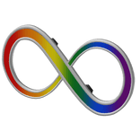 Infinity Rainbow Pin