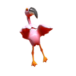 Inflatable Flamingo Shoulder Hanger